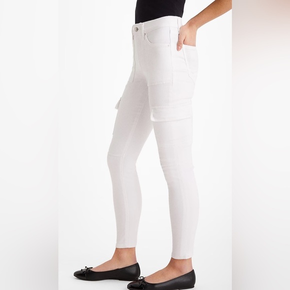 Express Women's White Skinny Jeans NWT - Picture 8 of 11